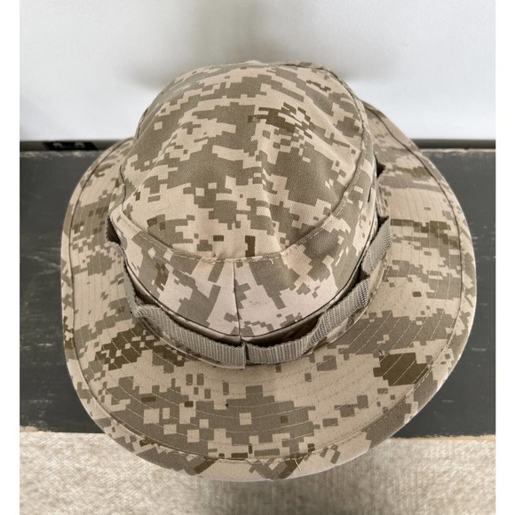 MIL-Type -J-44320 HAT SUN HOT WEATHER VENTED MILITARY TYPE II DESERT 7 3/4 - Picture 3 of 7